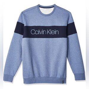Calvin Klein M Heather blue crewneck sweatshirt Medium